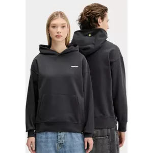 Barrow hanorac de bumbac culoarea gri, cu glugă, cu imprimeu, F5BWUAHS068 imagine