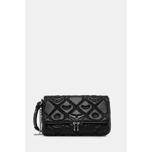 ZADIG&VOLTAIRE poșetă de piele culoarea negru, LWBA04058 imagine