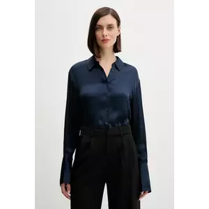 Pedro del Hierro cămașă culoarea bleumarin, cu guler clasic, regular, 6632950 imagine