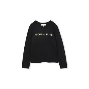 Michael Kors longsleeve copii culoarea negru, R30488 imagine