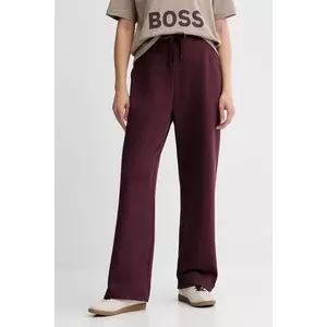 MAX&Co. pantaloni de trening din bumbac culoarea violet, uni, 2528786012200 imagine
