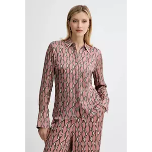 Fracomina cămașă culoarea roz, cu guler clasic, regular, FS25WT6010W651K5 imagine