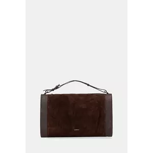 Coccinelle poșetă de piele ELINOR culoarea maro, E1.TL6.12.01.01 imagine
