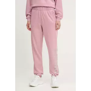 Dkny pantaloni de trening culoarea roz, cu imprimeu, DP5P3737 imagine