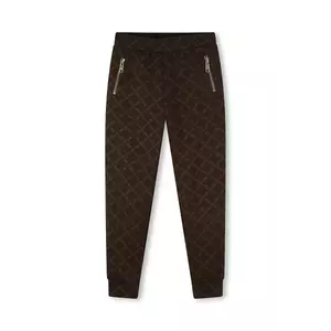 Michael Kors pantaloni de trening pentru copii culoarea maro, cu imprimeu, R30444 imagine
