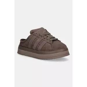adidas Originals sneakers din piele întoarsă Campus0s culoarea maro, JR3731 imagine