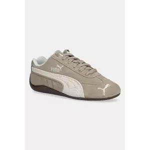 Puma sneakers din piele întoarsă Speedcat Elevated Wns culoarea maro, 403619 imagine