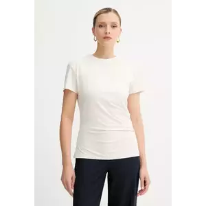 BOSS tricou din bumbac culoarea bej, 50550324 imagine