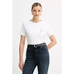 BOSS Orange tricou din bumbac culoarea alb, 50549192 imagine