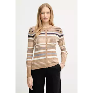 United Colors of Benetton cardigan culoarea maro, light, 1E3RE502D imagine