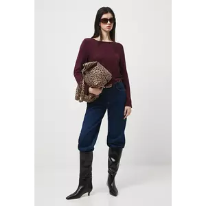 Medicine pulover culoarea bordo imagine