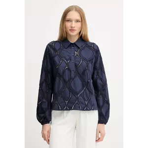 Mos Mosh bluză din bumbac NOLIN uni, 174010 imagine