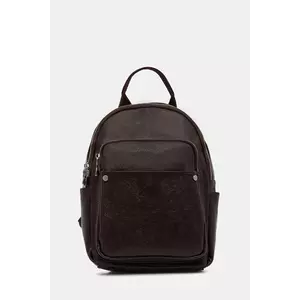 Answear.LAB ghiozdan de piele culoarea maro, mic, neted imagine