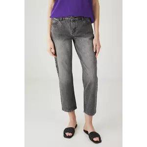 Medicine blugi din bumbac culoarea gri imagine