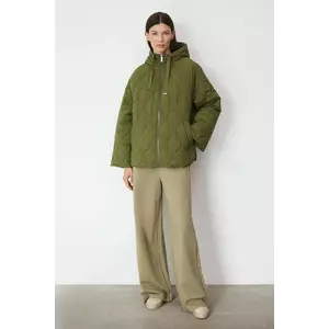 Medicine geacă culoarea verde, de tranziție, oversize imagine