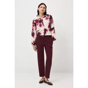 Medicine pantaloni culoarea bordo imagine