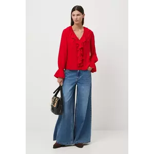 Medicine bluza culoarea rosu, neted imagine