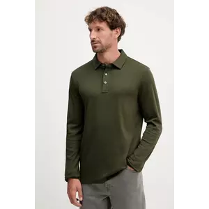 Michael Kors longsleeve din bumbac culoarea negru, neted imagine