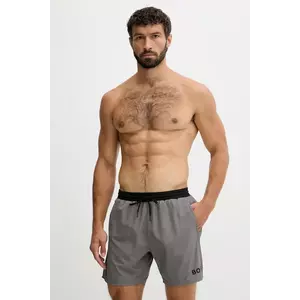 BOSS pantaloni scurți de baie culoarea gri, 50514429 imagine