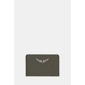 ZADIG&VOLTAIRE carcasă din piele culoarea negru, LWSG00001 imagine