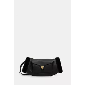 Coccinelle poșetă de piele BEAT culoarea negru, E1.TDK.15.01.01 imagine