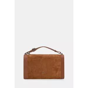 Coccinelle poșetă de piele ELINOR culoarea maro, E1.TL6.12.02.01 imagine