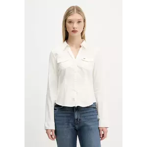 Hollister Co. cămașă culoarea bej, cu guler clasic, regular, KI340-5425 imagine