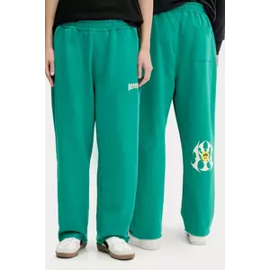 Barrow pantaloni de trening culoarea verde, cu imprimeu, F5BWUAFP045 imagine