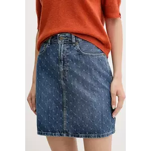 Pepe Jeans fustă jeans mini, drept, PL90112444F0 imagine