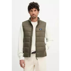 Pepe Jeans vestă culoarea verde, de tranziție, PM4027189 imagine