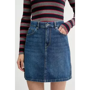 Pepe Jeans fustă jeans mini, drept, PL9011244A2 imagine