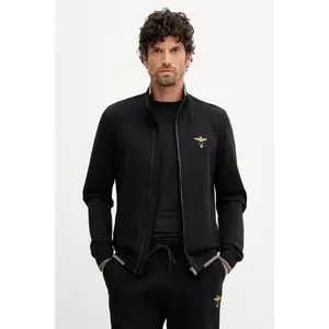 Aeronautica Militare bluză culoarea negru, cu imprimeu, FE1956UF00459 imagine