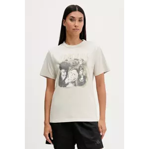 adidas Originals tricou din bumbac 20th Century Fox Disney culoarea bej, JX1282 imagine