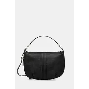 Geox poșetă de piele AURELYI culoarea negru, D36KYA 00046 imagine