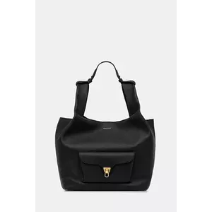 Coccinelle poșetă de piele BEAT culoarea negru, E1.TDP.11.01.01 imagine