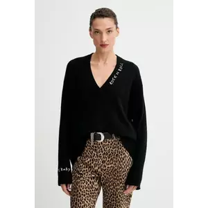 ZADIG&VOLTAIRE pulover de casmir culoarea negru, KWSW02913 imagine