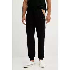 BOSS pantaloni de lounge culoarea negru, cu imprimeu, 50550492 imagine