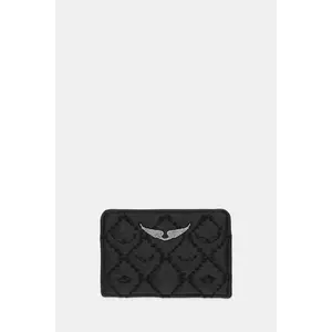 ZADIG&VOLTAIRE carcasă din piele culoarea negru, LWSG03689 imagine