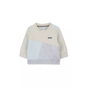 BOSS bluză bebe culoarea bej, cu imprimeu, J52459 imagine