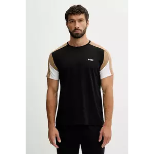 BOSS tricou lounge culoarea negru, cu imprimeu, 50545931 imagine