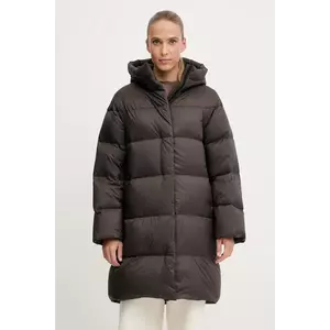 Jack Wolfskin geacă de puf ICY HILL culoarea maro, de iarnă, oversize, A65093 imagine