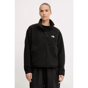 The North Face hanorac fleece Yumiori Off culoarea negru, uni, NF0A8EUZJK31 imagine