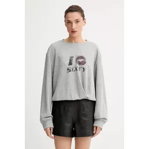 Miss Sixty hanorac din amestec de lână culoarea gri, cu imprimeu, 6S3TJ59000 imagine