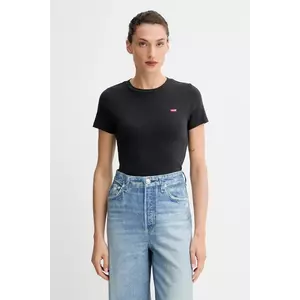 Levi's tricou din bumbac 2-pack culoarea negru, 004AO imagine