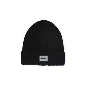 BOSS căciulă copii culoarea negru, J52618 imagine
