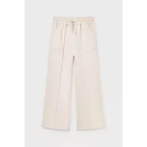 Mayoral pantaloni copii wide leg culoarea bej, 7579 imagine