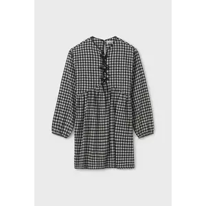 Mayoral rochie din bumbac pentru copii culoarea gri, mini, drept, 7916 imagine