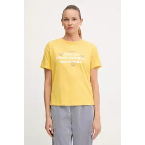 women'secret compleu pijama 2-pack culoarea galben, bumbac, 3279721 imagine