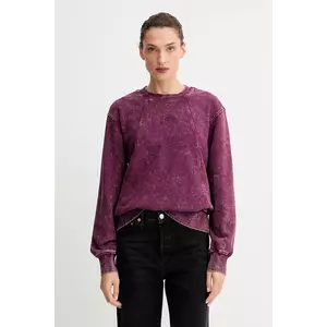 G-Star hanorac de bumbac culoarea bordo, uni, D27173.D969 imagine