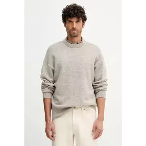 BOSS pulover de lână culoarea alb, 50550001 imagine